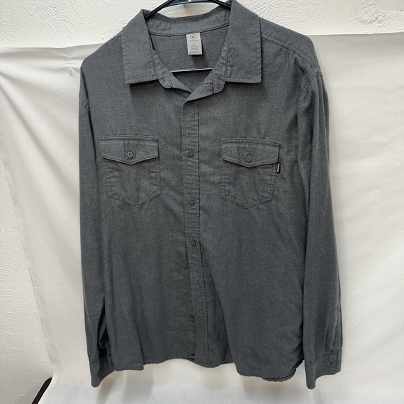 Hurley Other - Hurley Men's Small Ultra Soft Grey Long Sleeve‎ Button Down Shirt